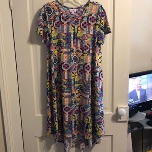 Lularoe Carly dress fin print brand new w/o tags